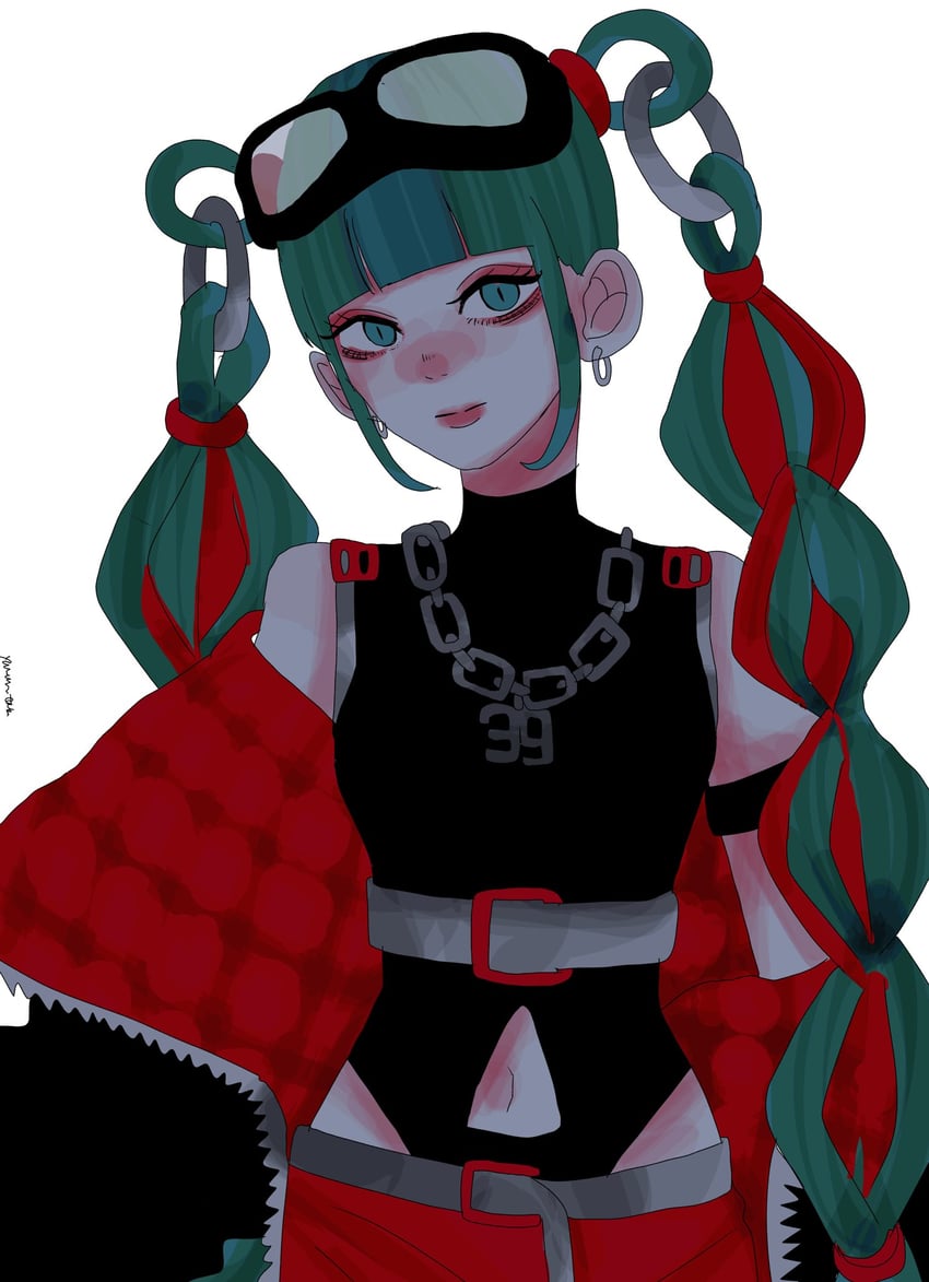 hatsune miku and magical mirai miku (vocaloid and 1 more) drawn by yuzuha_takamura
