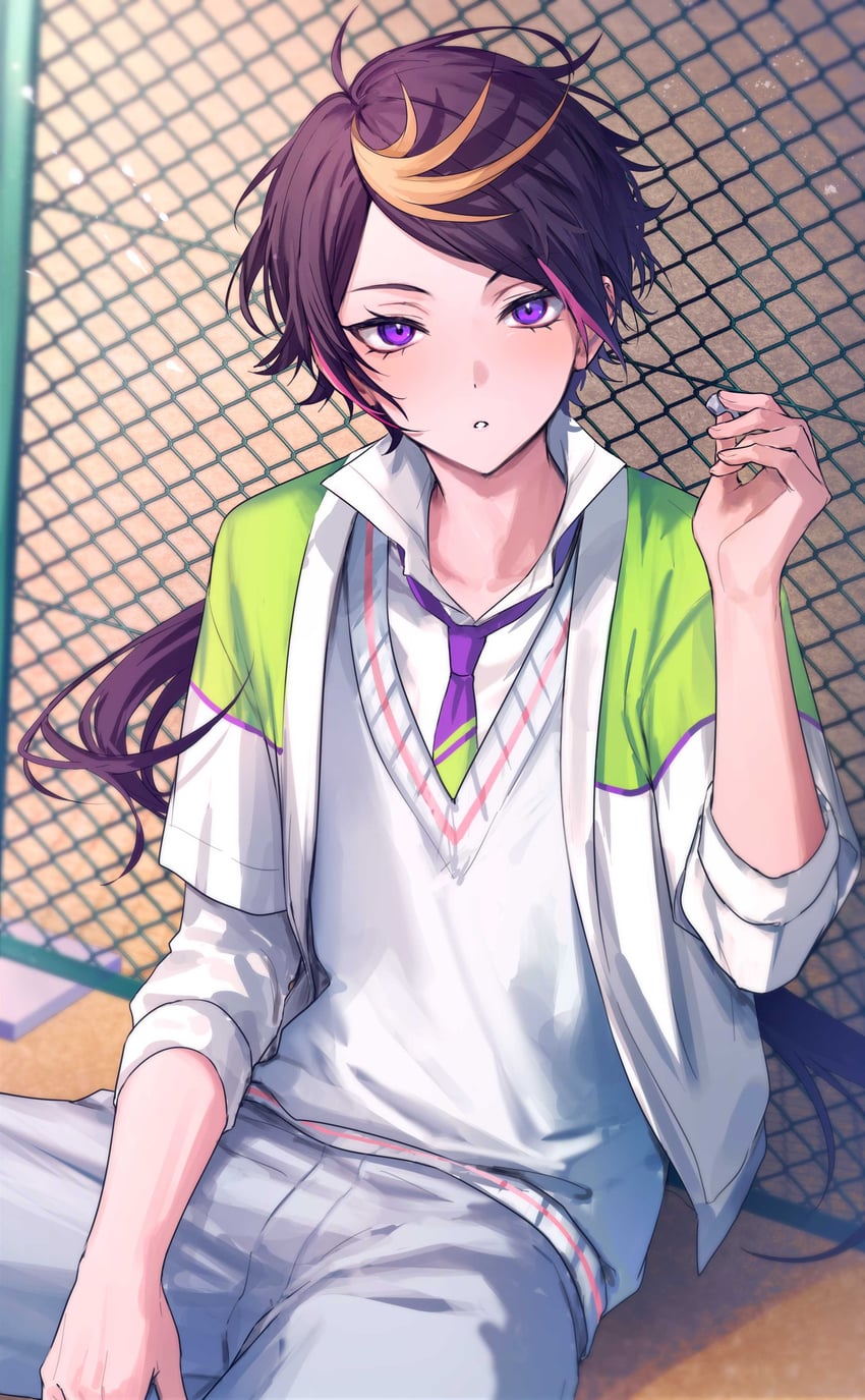 shu yamino (nijisanji and 1 more) drawn by tone_haruma