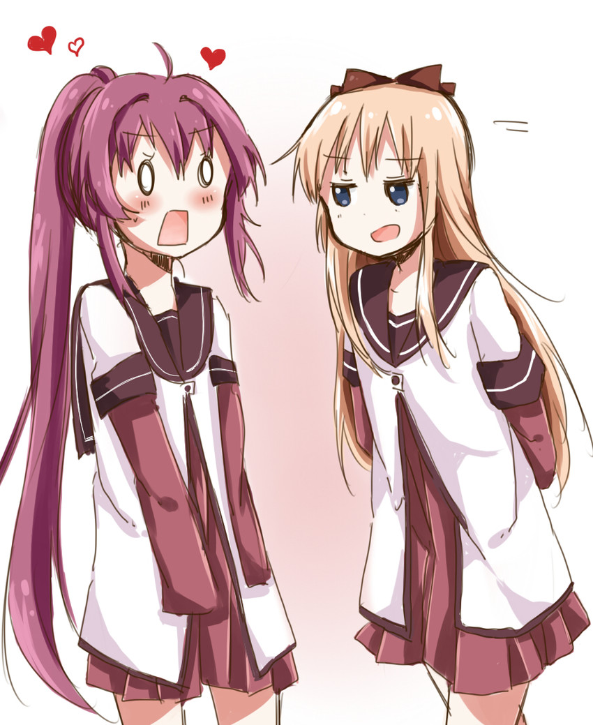 toshinou kyouko and sugiura ayano (yuruyuri) drawn by sa-chi