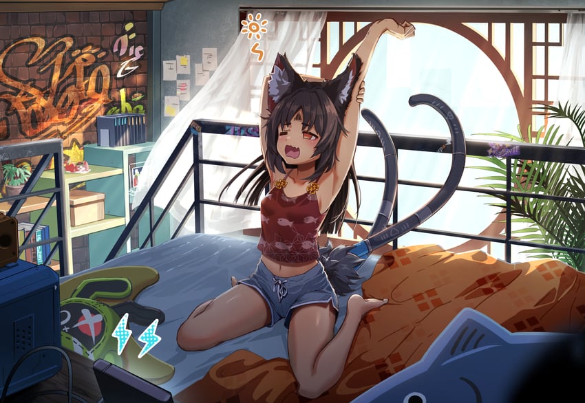 amillion and nekomiya mana (zenless zone zero) drawn by user_ecnk4258