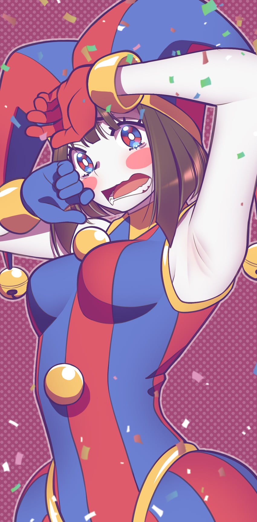 pomni (the amazing digital circus) drawn by andrian_januar_adilia