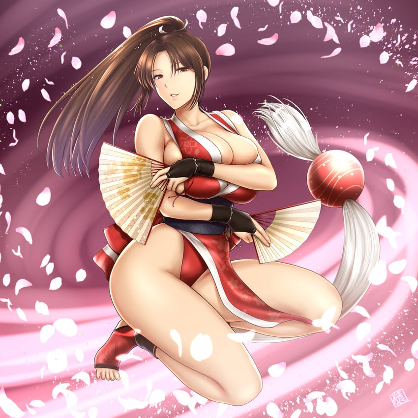 shiranui mai (street fighter and 2 more) drawn by st.germain-sal