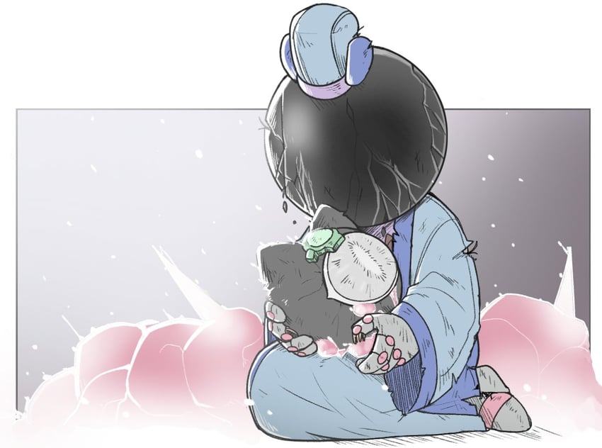shanhai 9000 and chien (nine sols) drawn by yyang_gg