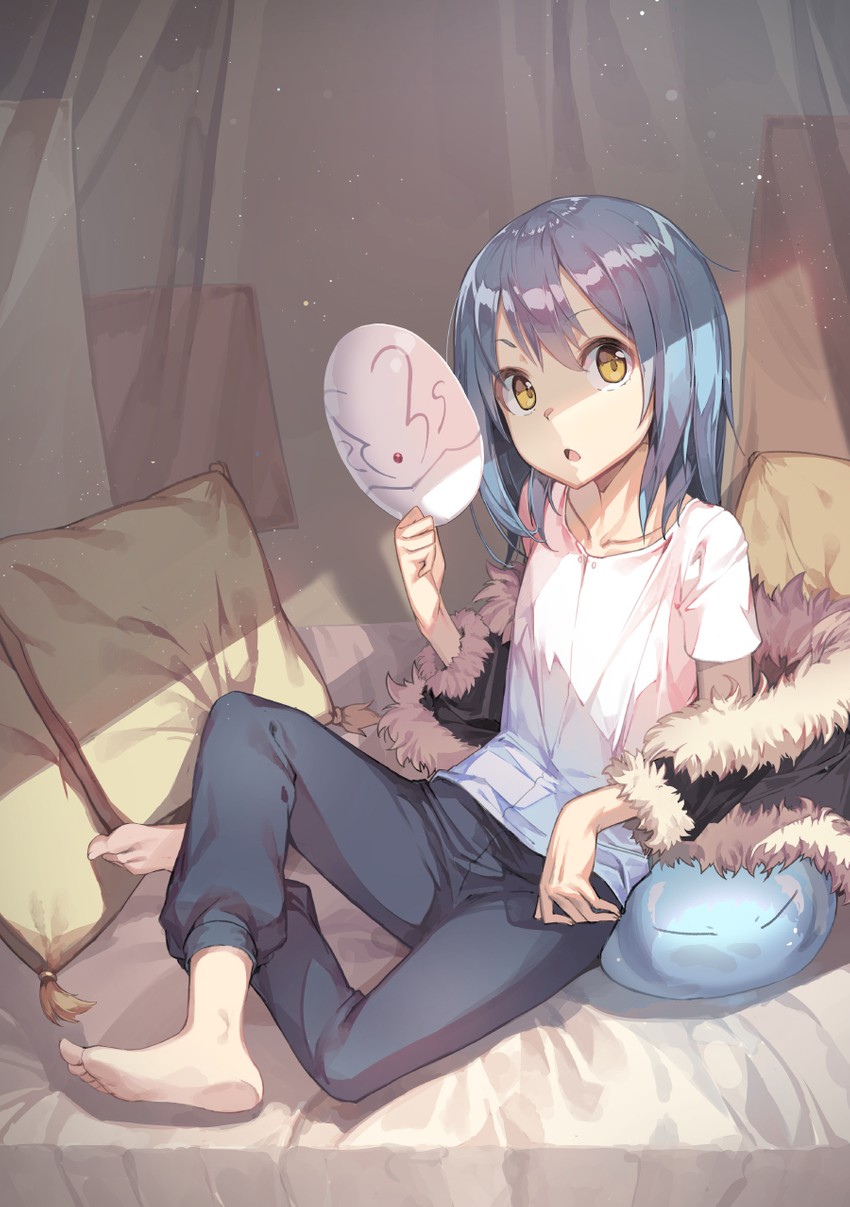 rimuru tempest (tensei shitara slime datta ken) drawn by newey
