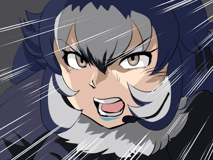 dire wolf (kemono friends and 1 more) drawn by mcgunngu