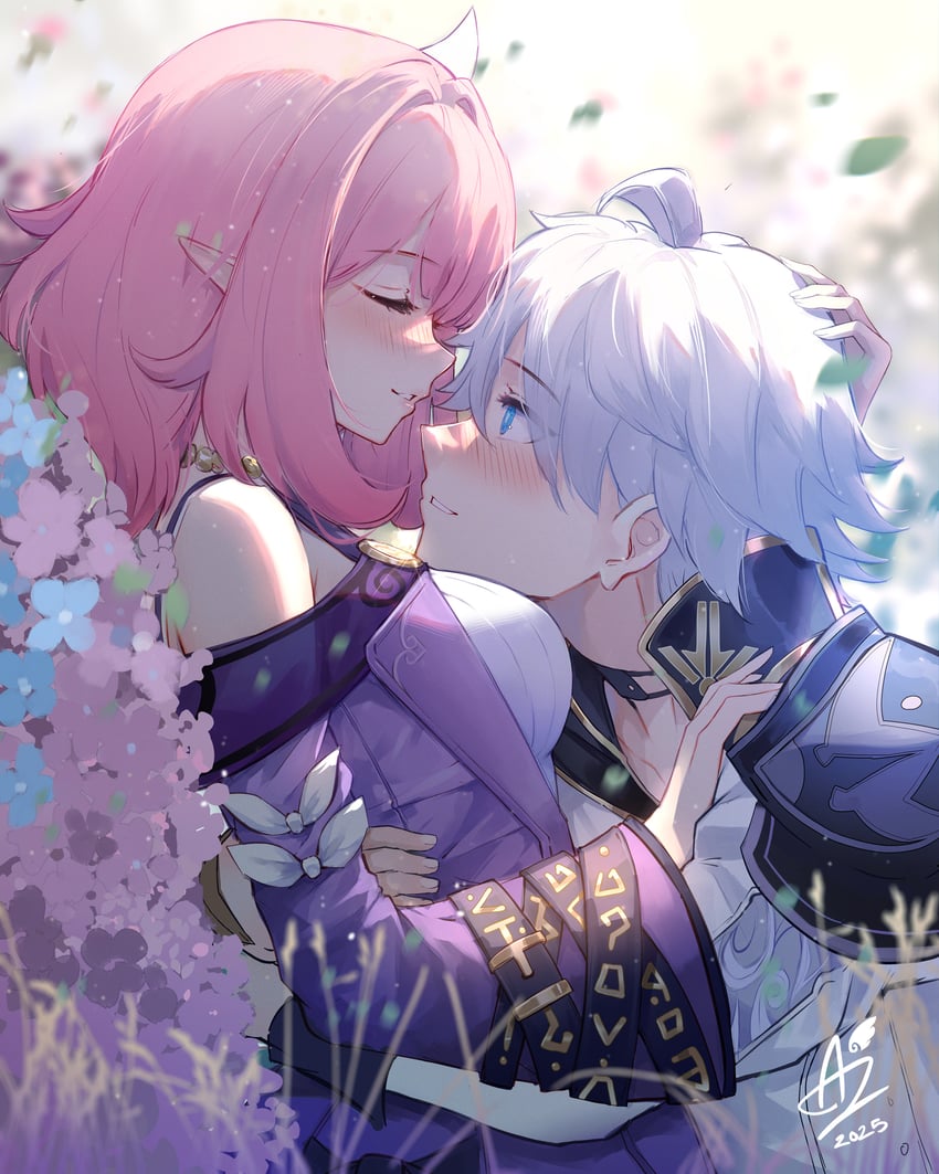 phainon and cyrene (honkai and 1 more) drawn by artezahn