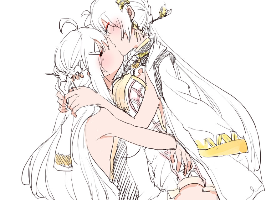 ara haan, yama raja, and sakra devanam (elsword) drawn by hua_ge_pi