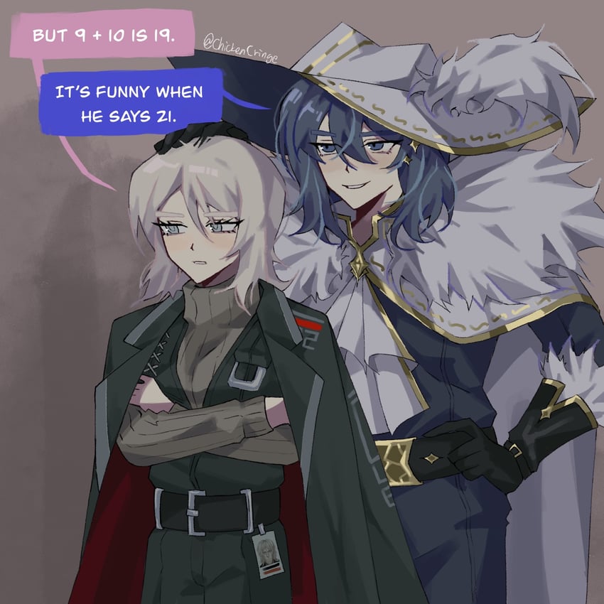 faust and camille (project moon and 1 more) drawn by chickencringe