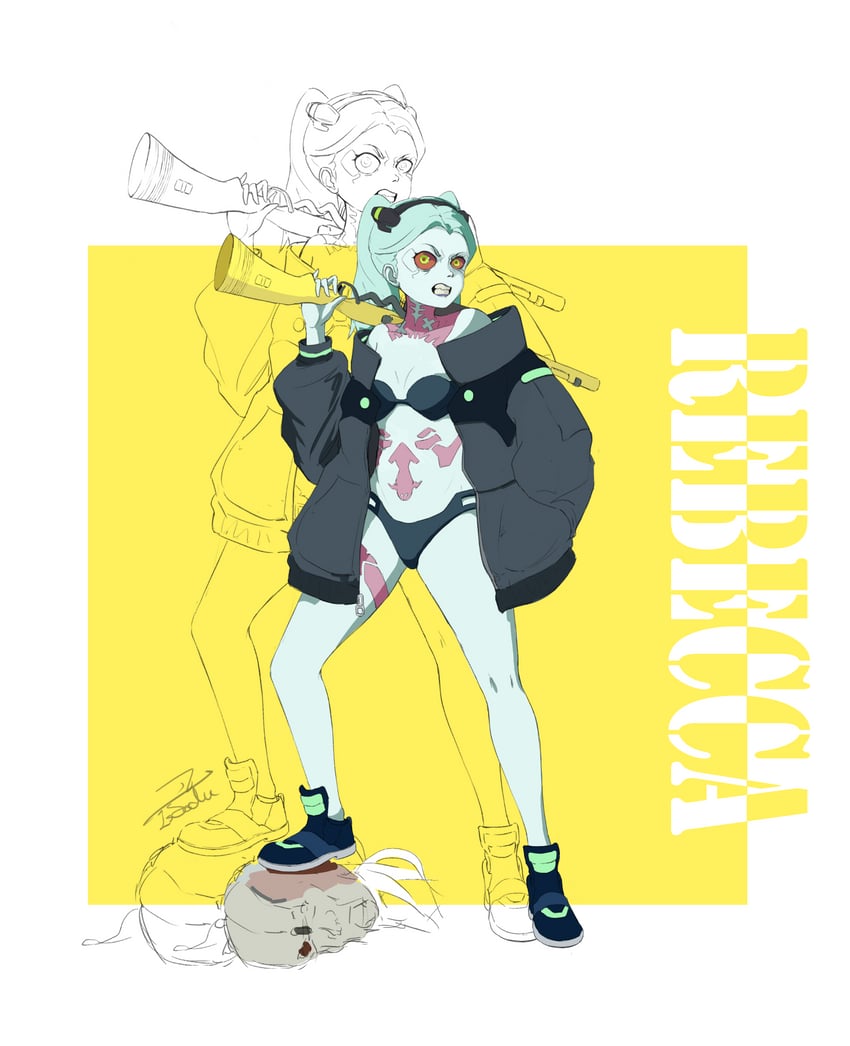 rebecca (cyberpunk and 1 more) drawn by just_djc
