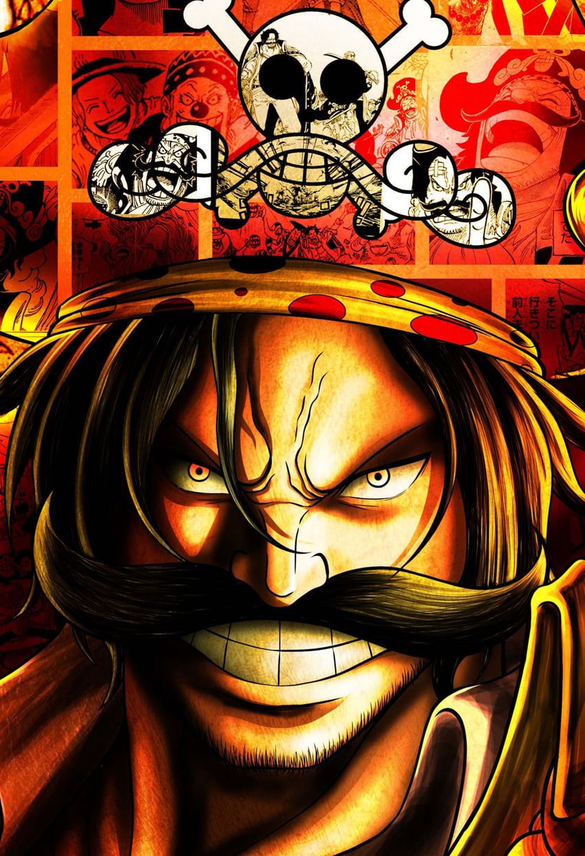 gol d. roger (one piece) drawn by dwarx