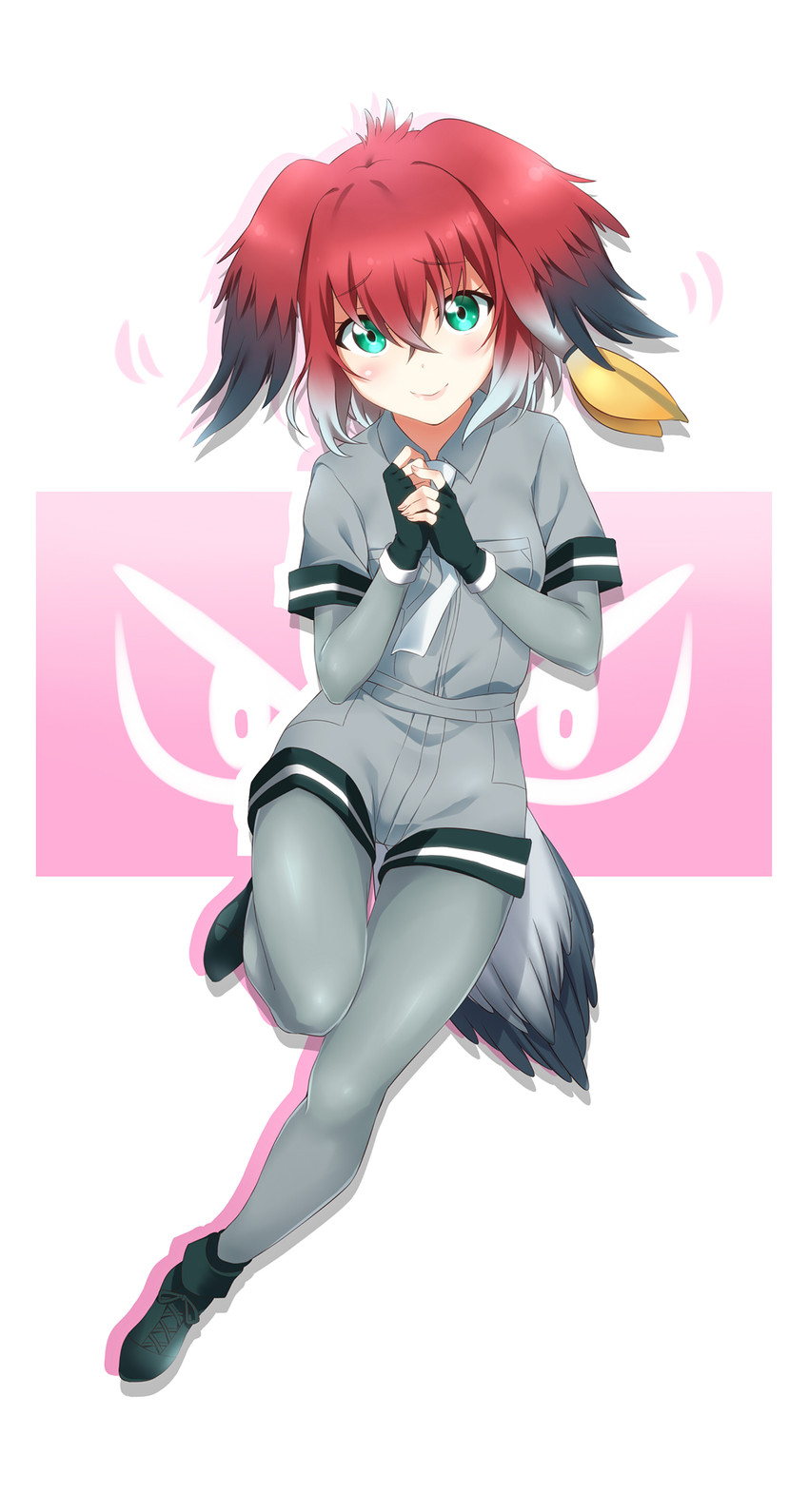 kurosawa ruby and shoebill (love live! and 2 more) drawn by surfing_orange