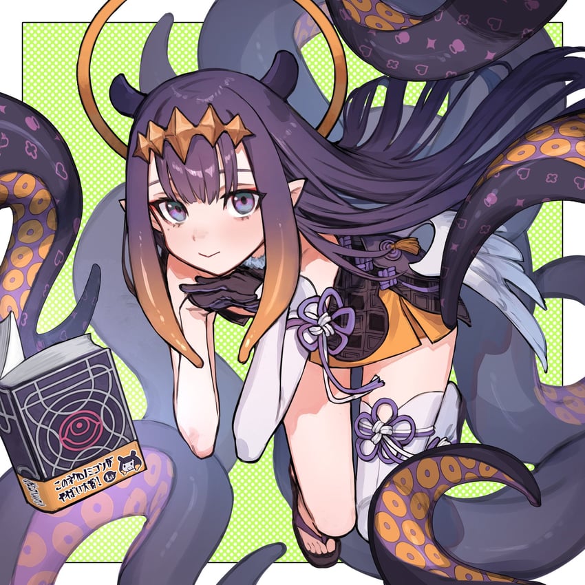 ninomae ina'nis and ao-chan (hololive and 1 more) drawn by mephisto_(angraecum)