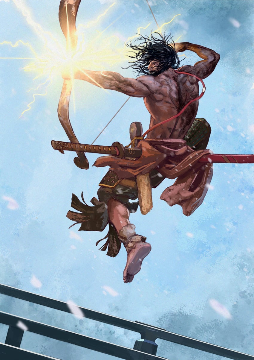 ashina genichirou (sekiro: shadows die twice) drawn by itou_satoshi