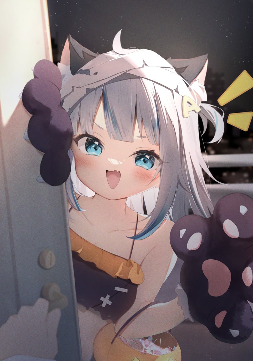 gawr gura (hololive and 1 more) drawn by seboneko