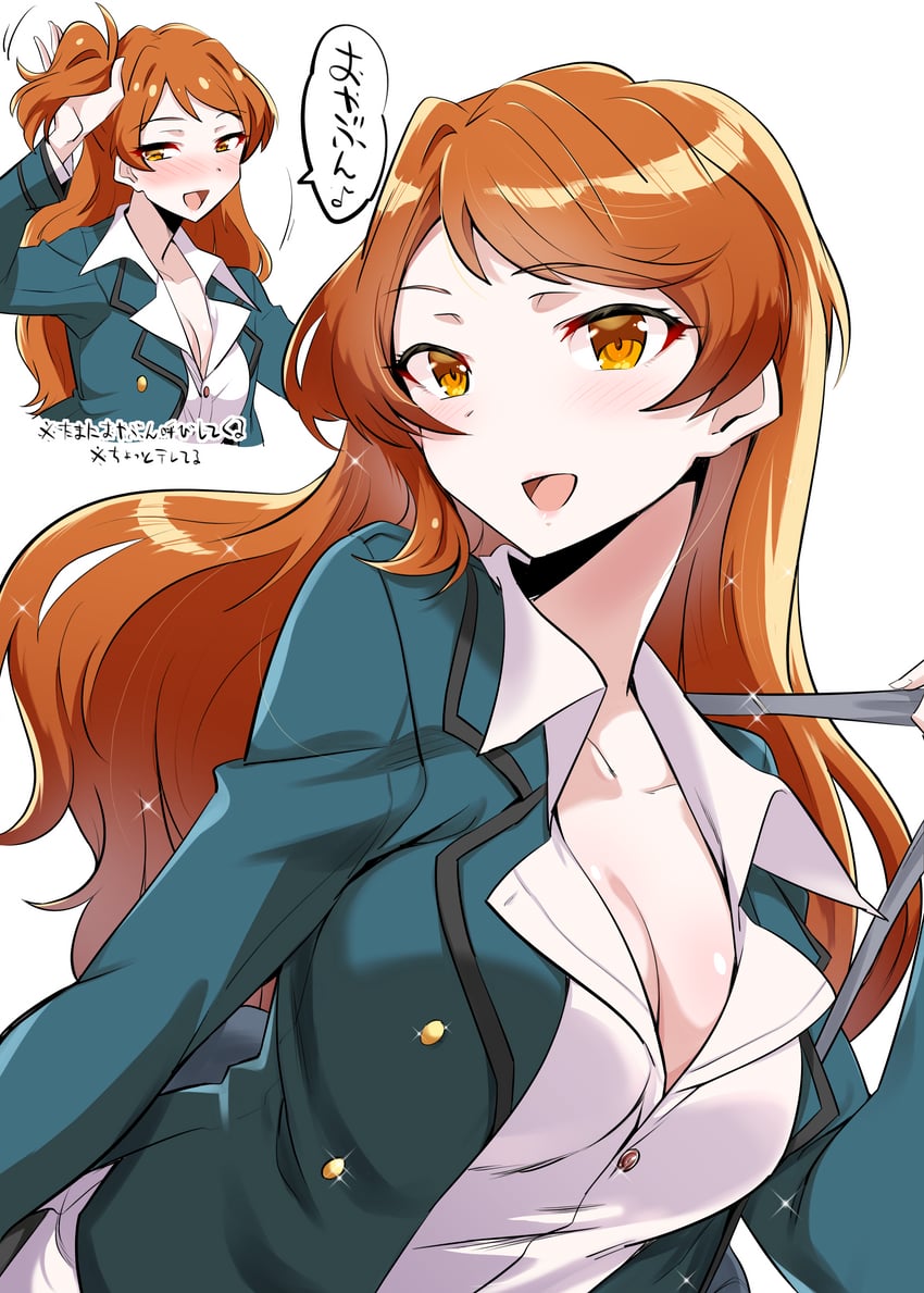 ogami tamaki (idolmaster and 2 more) drawn by takahiro_(crimson_bolt)