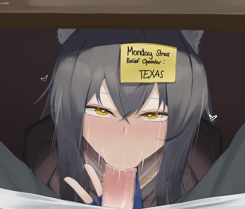 texas and texas the omertosa (arknights) drawn by eroborne