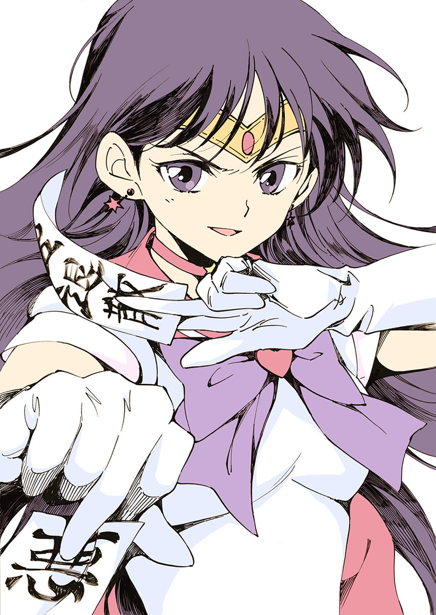hino rei, sailor mars, and super sailor mars (bishoujo senshi sailor moon) drawn by agahari
