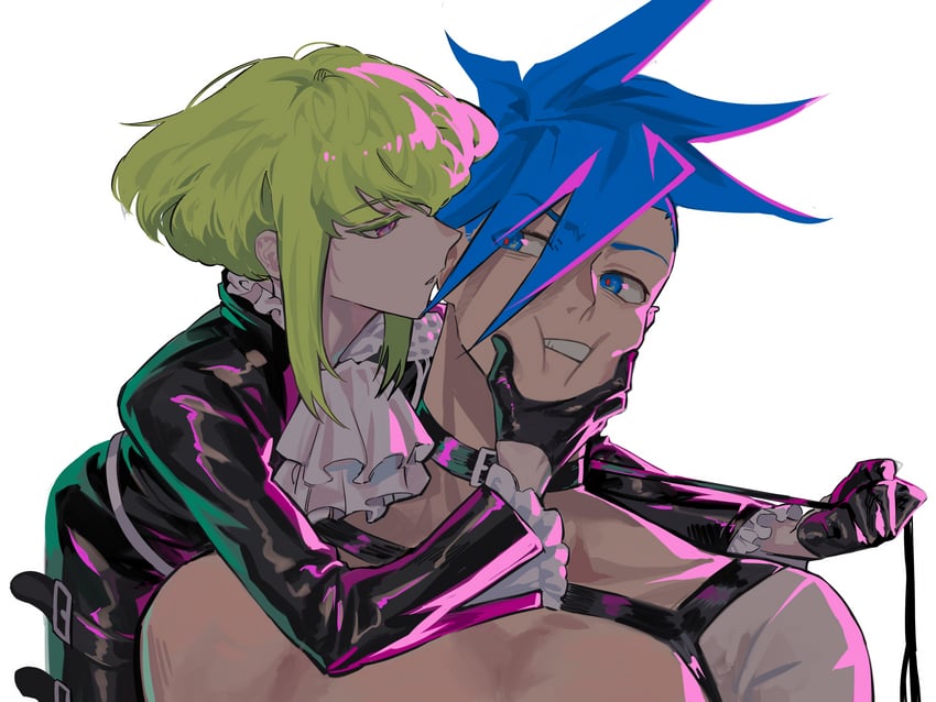 lio fotia and galo thymos (promare) drawn by yuan_di_shaobing