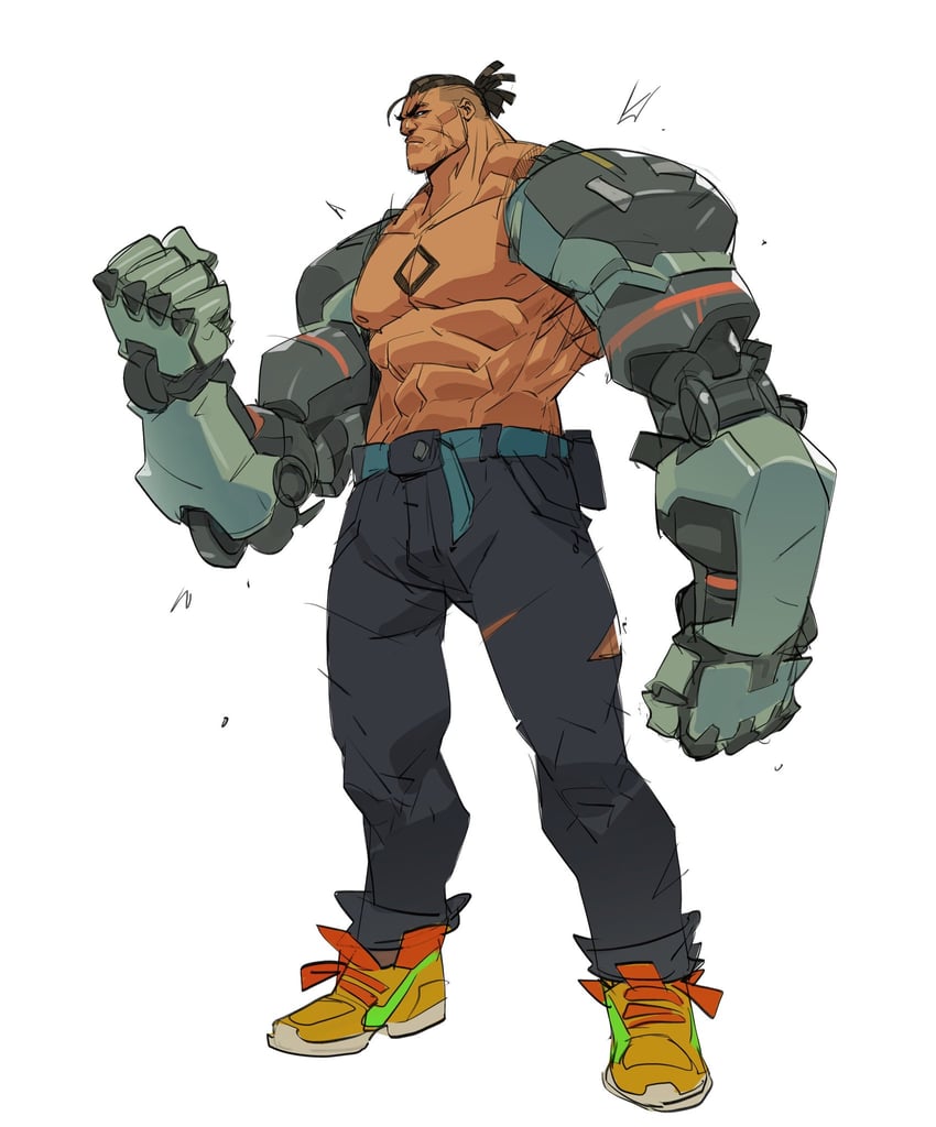 floyd iraia (streets of rage 4) drawn by hicham_habchi