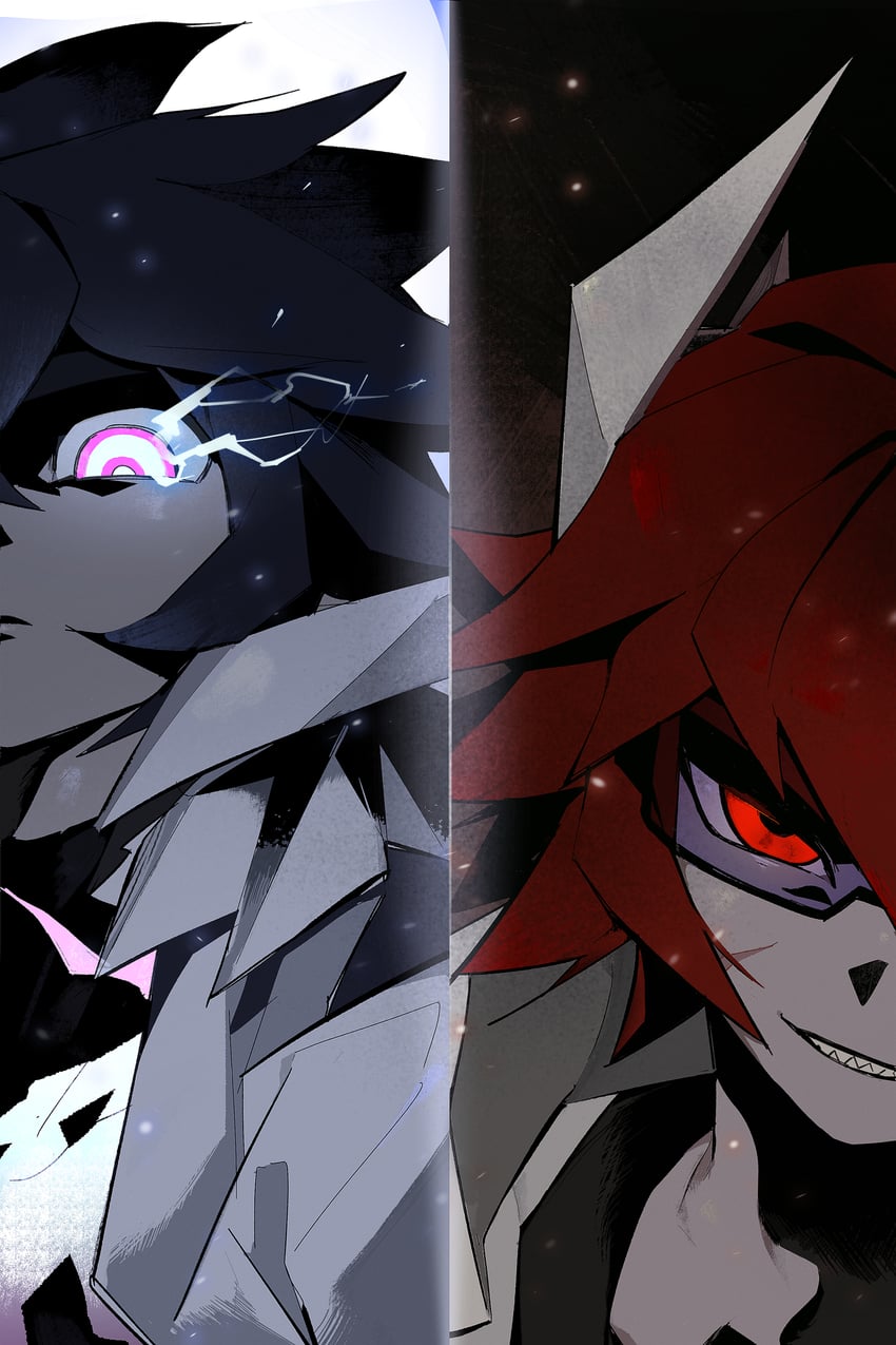 ray and pius (aotu world) drawn by ah_211