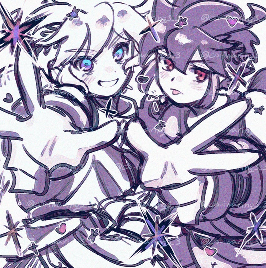 pit and dark pit (kid icarus and 1 more) drawn by ko_iwari_ngo