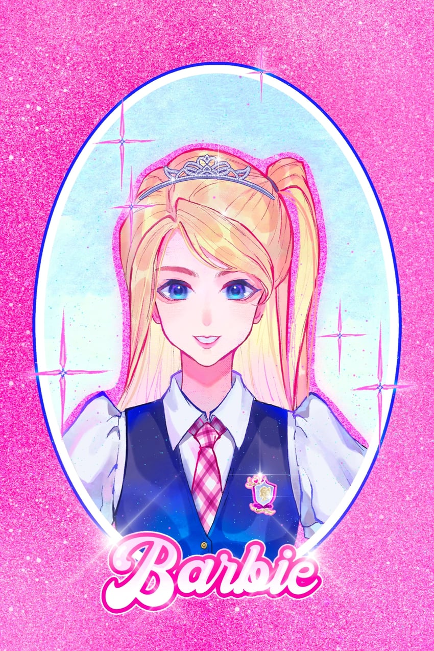 barbie and blair willows (barbie and 1 more) drawn by inhan