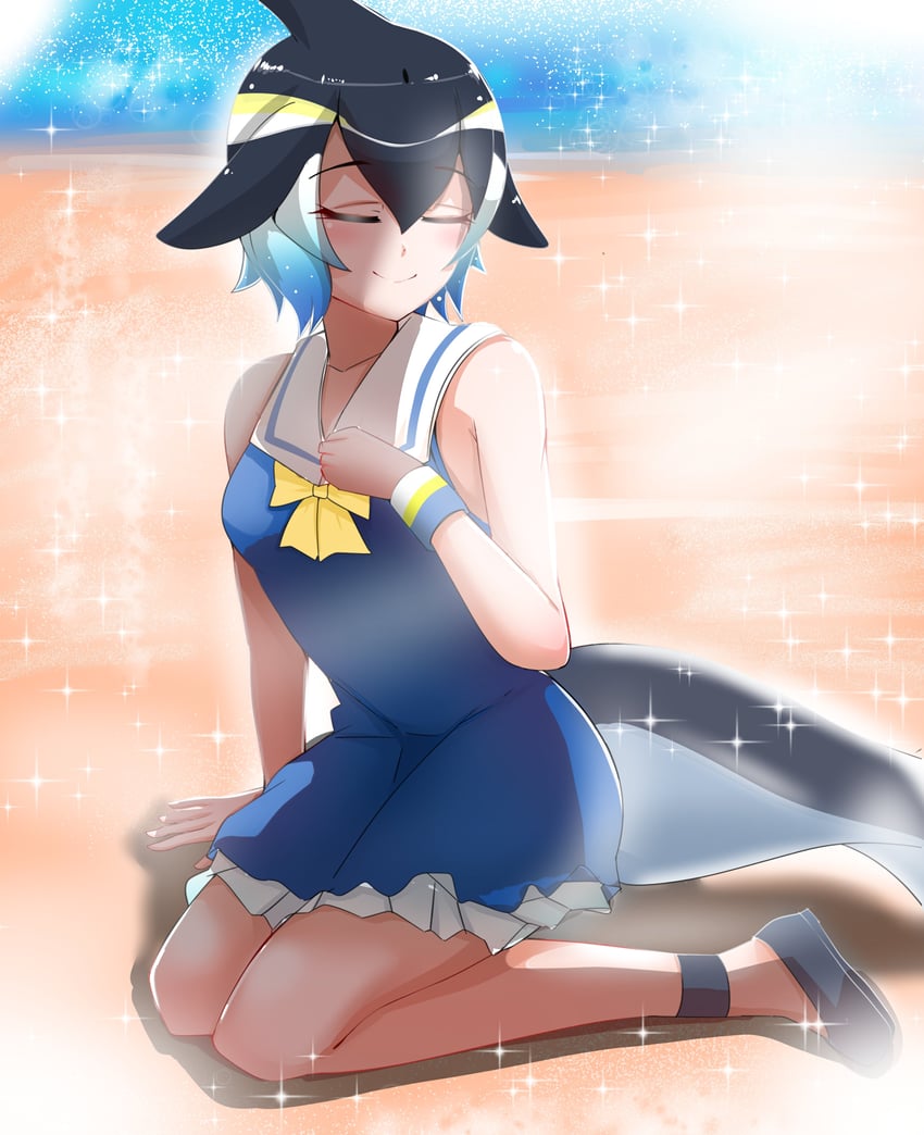 common dolphin (kemono friends and 1 more) drawn by nanoder