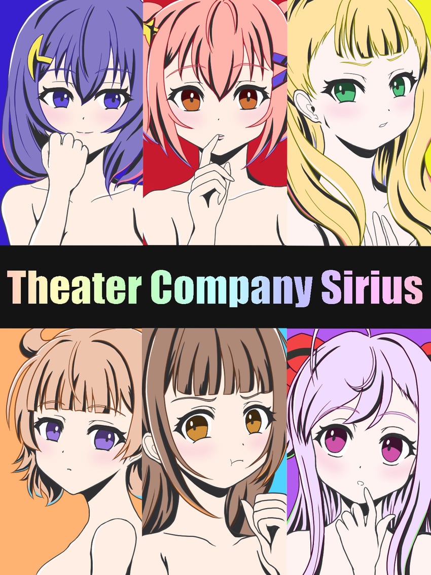niizuma yae, ootori kokona, kathrina griebel, shizuka, sasuga chisa, and 1 more (world dai star) drawn by yu_yu04250