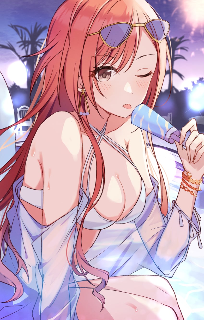 arisugawa natsuha (idolmaster and 1 more) drawn by hal_ogura