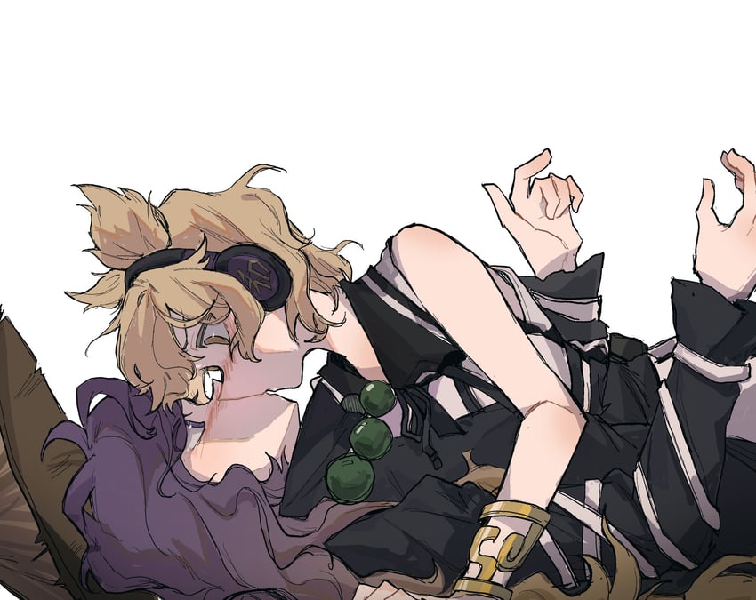 hijiri byakuren and toyosatomimi no miko (touhou) drawn by herbstcorpuscle