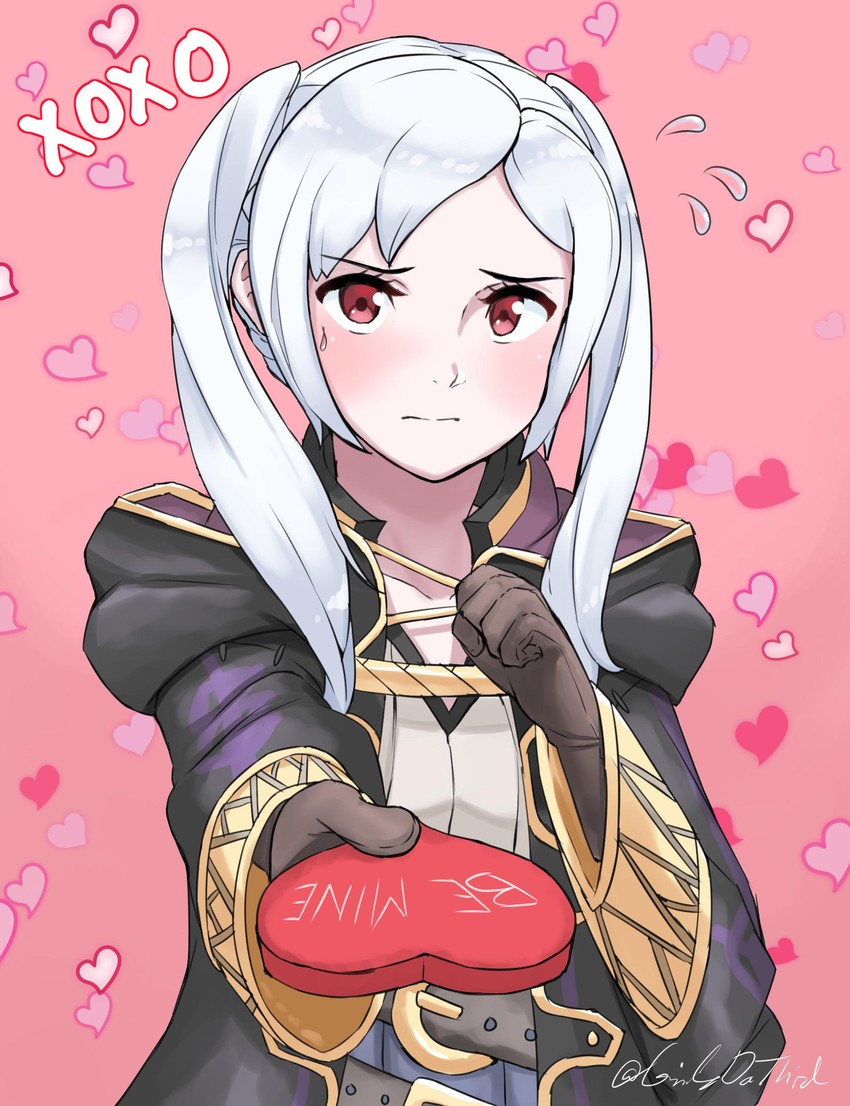 female robin (fire emblem and 2 more) drawn by grimmelsdathird