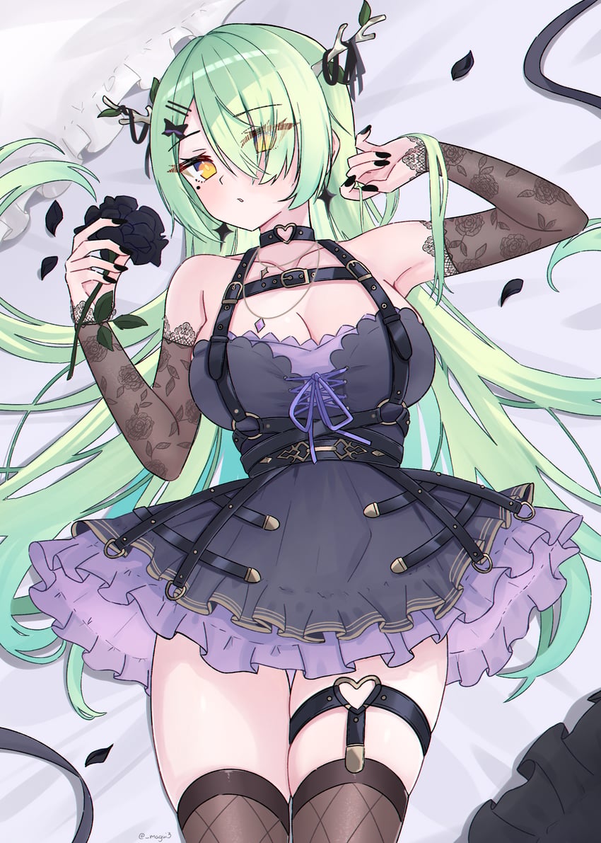ceres fauna (hololive and 1 more) drawn by magui3