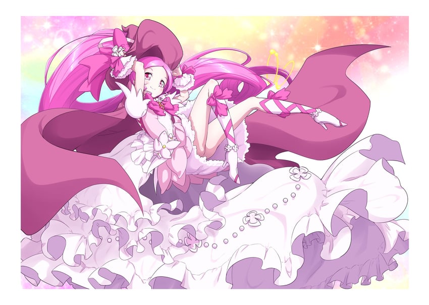 hanasaki tsubomi and cure blossom (precure and 2 more) drawn by matatabi_(karukan222)