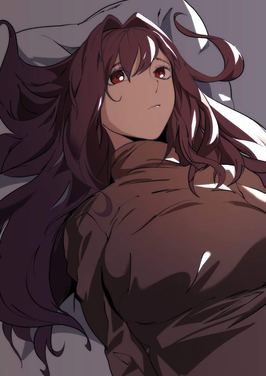 scathach (fate and 1 more) drawn by hu_tu