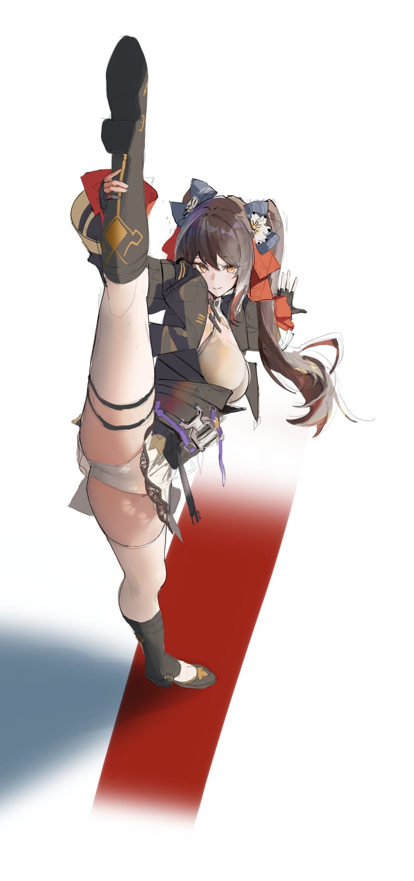 type 97 and jiangyu (girls' frontline and 1 more) drawn by lsha