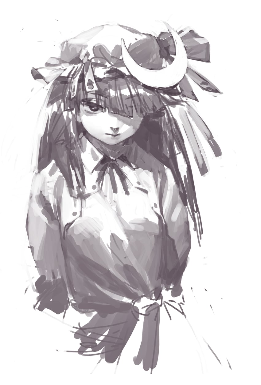 patchouli knowledge (touhou) drawn by so-taro