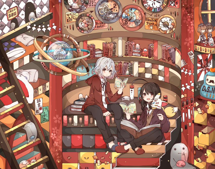 namazuo toushirou, honebami toushirou, maeda toushirou, hirano toushirou, and konnosuke (touken ranbu) drawn by hiro_(14806390)