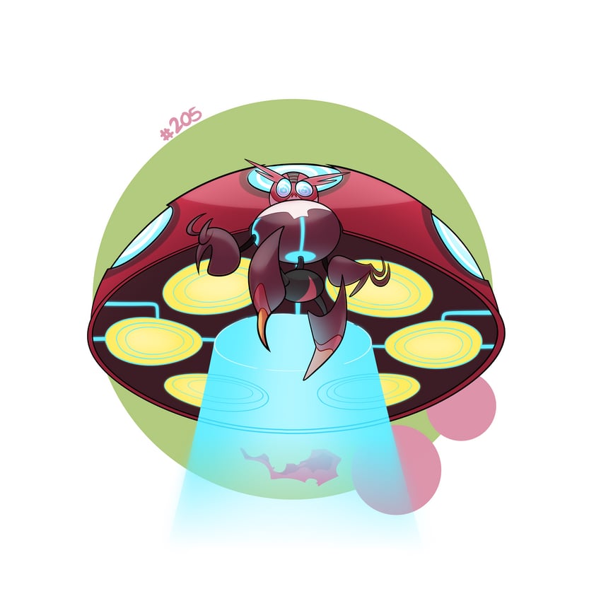 orbeetle and gigantamax orbeetle (pokemon) drawn by hydroflorix