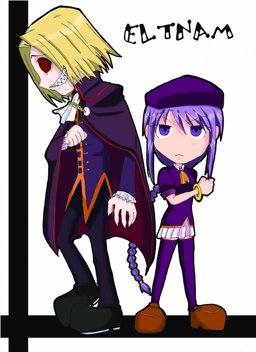 sion eltnam, sion eltnam atlasia, and wallachia (tsukihime and 1 more) drawn by faust_(greymon)