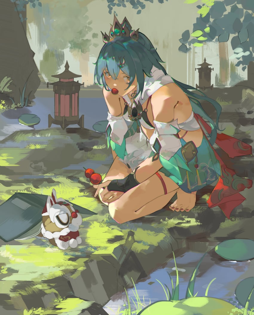 yunli (honkai and 1 more) drawn by saturn_(saturn_illus)