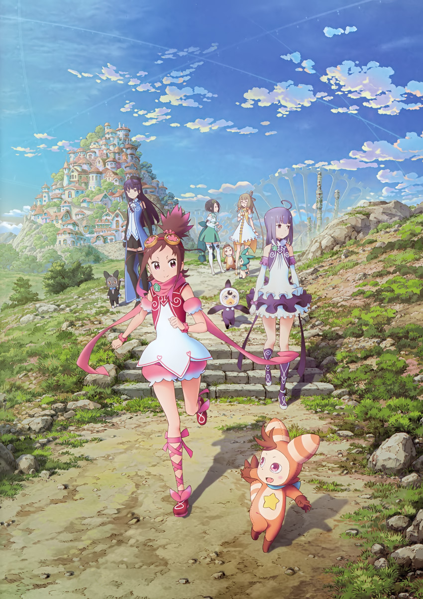 tomodate konatsu, hioka aoi, tsukui saki, oumichi asahi, kominato isumi, and 5 more (pop in q) drawn by kuroboshi_kouhaku