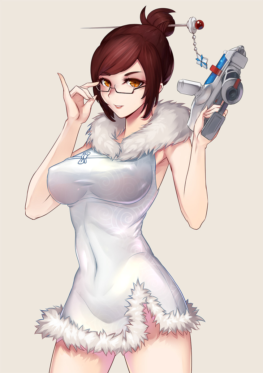 mei (overwatch and 1 more) drawn by liu_lan