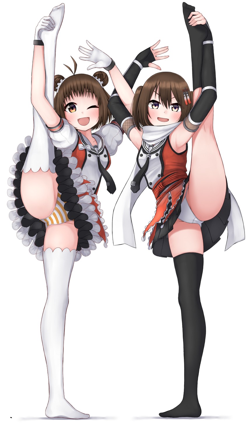 sendai, naka, sendai kai ni, and naka kai ni (kantai collection) drawn by tiemu_(man190)