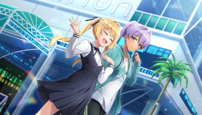 kazami ellen and souma hayate (dolphin wave) drawn by ootomo_takuji