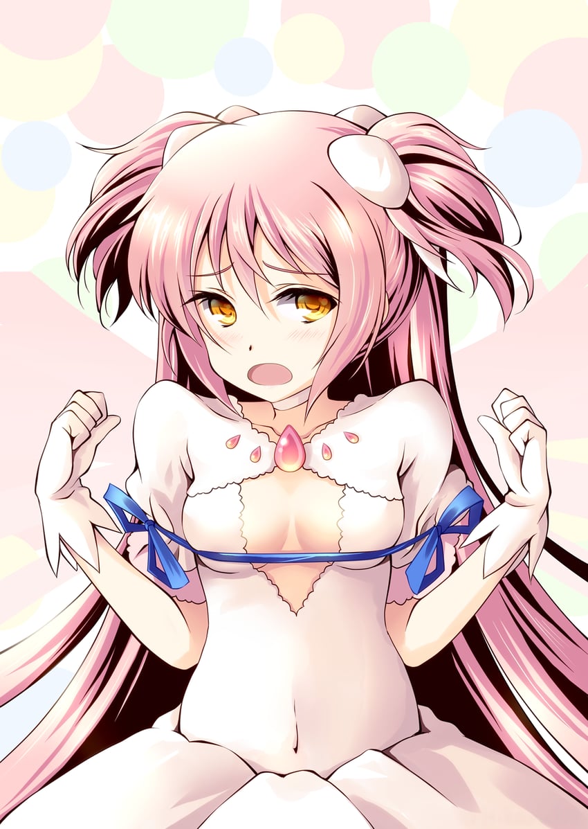 kaname madoka and ultimate madoka (mahou shoujo madoka magica) drawn by hikaru_310