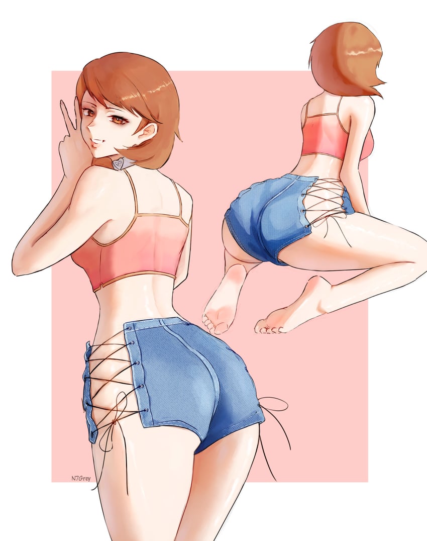 takeba yukari (persona and 1 more) drawn by n7grey