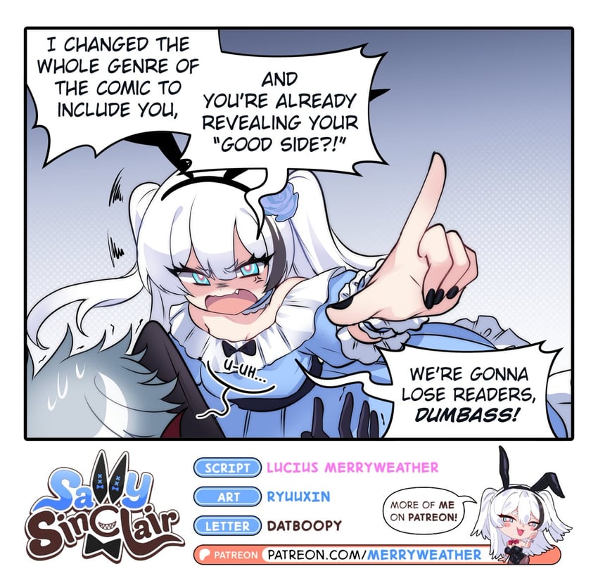 sally sinclair (original) drawn by merryweather and ryuuxin