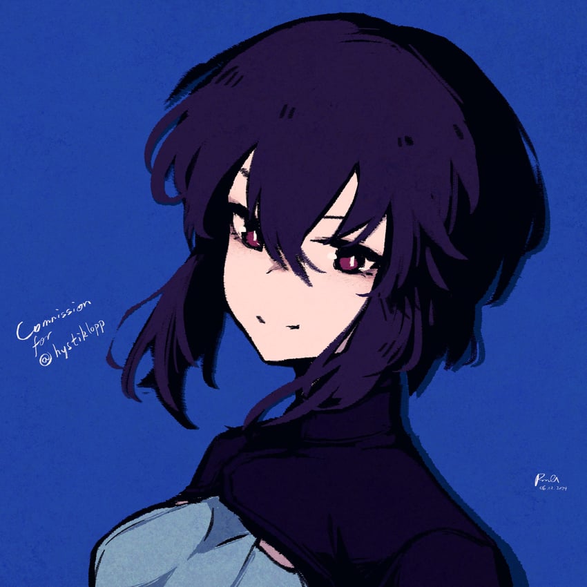 kusanagi motoko (ghost in the shell) drawn by rnna