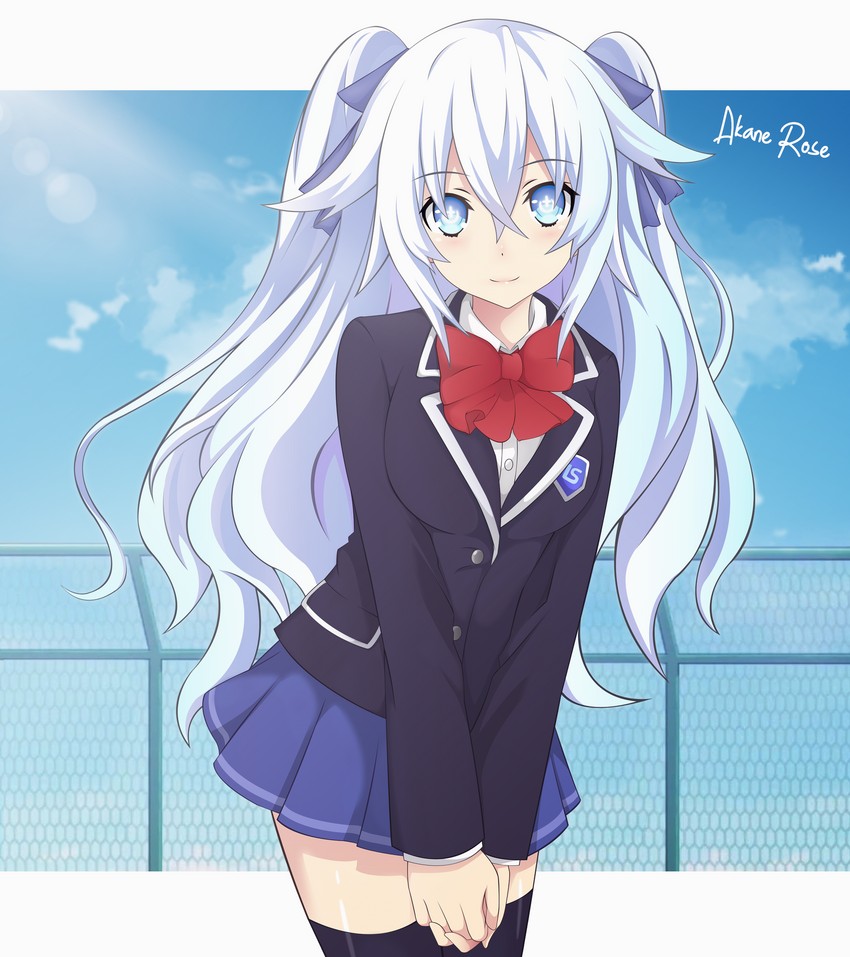 black heart and next black (neptune and 1 more) drawn by akane_rose