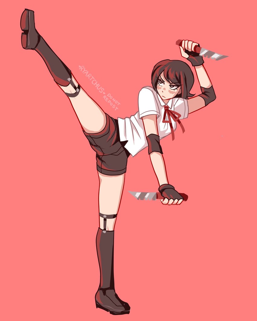 ikusaba mukuro (danganronpa and 1 more) drawn by ryyy_(ryartchus)